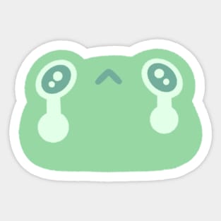 Sad Frog Sticker